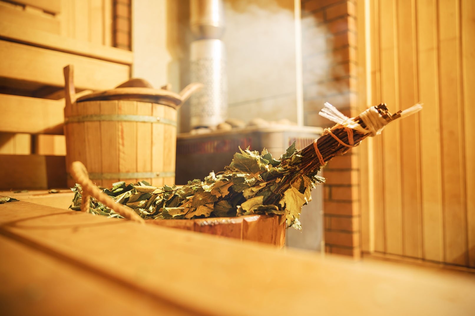 Sauna & Dampfbad.