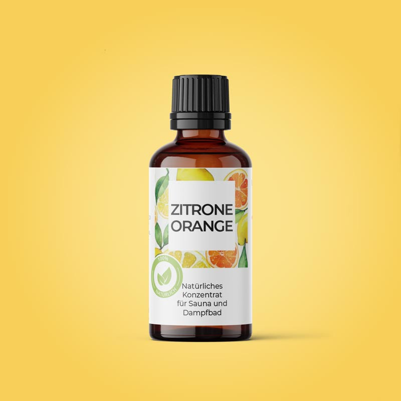 Sauna- & Dampfbadkonzentrat - Zitrone + Orange