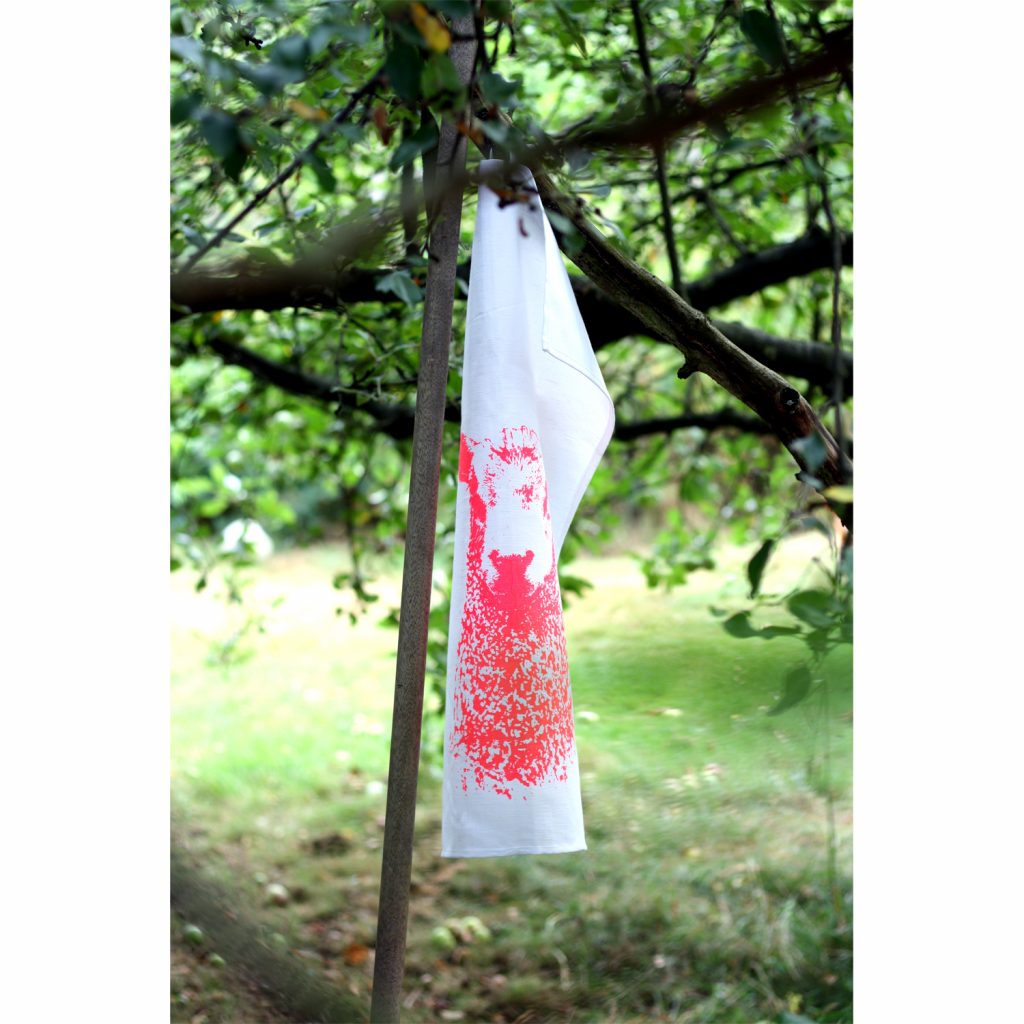 Geschirrtuch aus Halbleinen - Schaf