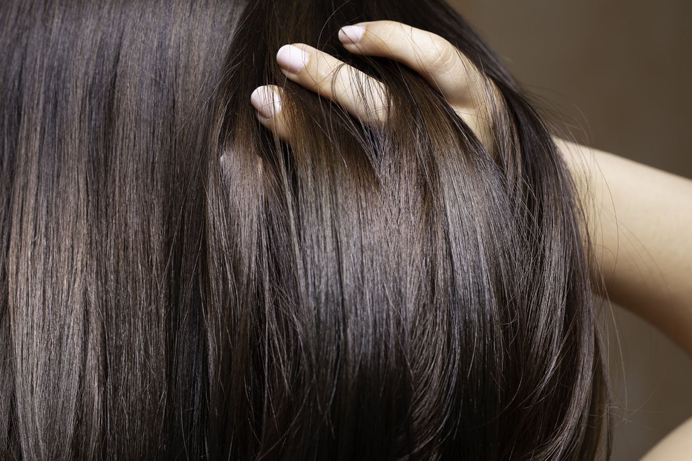 Haarpflege.